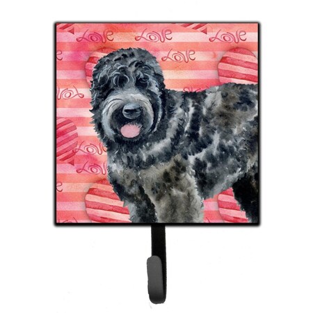 Jensendistributionservices Black Russian Terrier Love Leash or Key Holder MI1710638